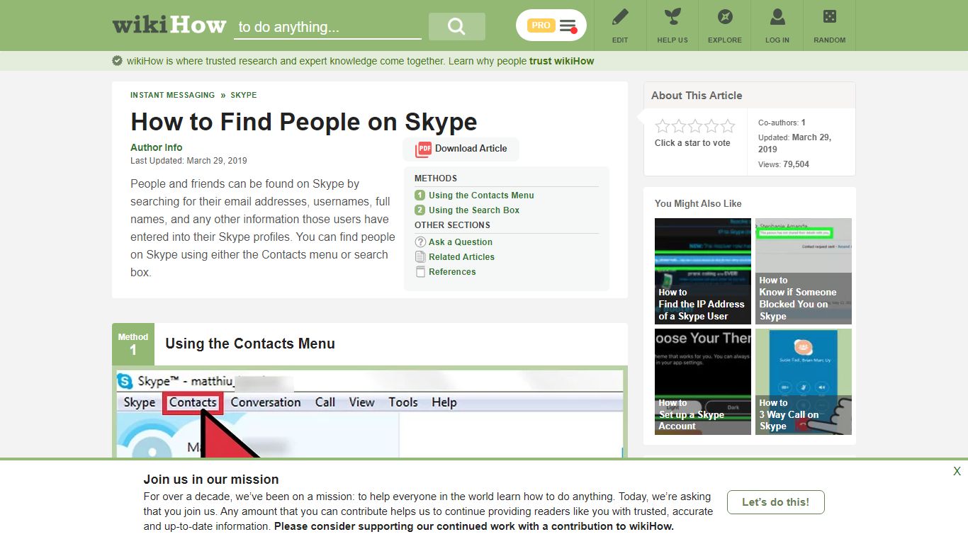 How to Find People on Skype: 11 Steps (with Pictures ...