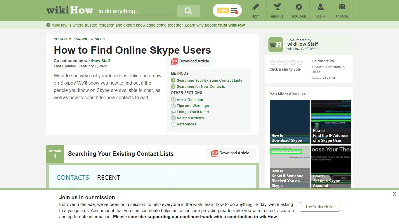 How to Find Online Skype Users: 11 Steps (with Pictures ...